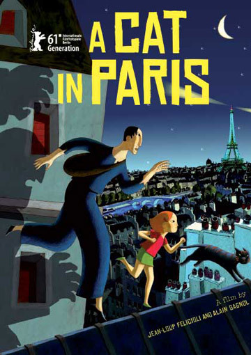 دانلود دوبله فارسی فیلم A Cat in Paris 2010