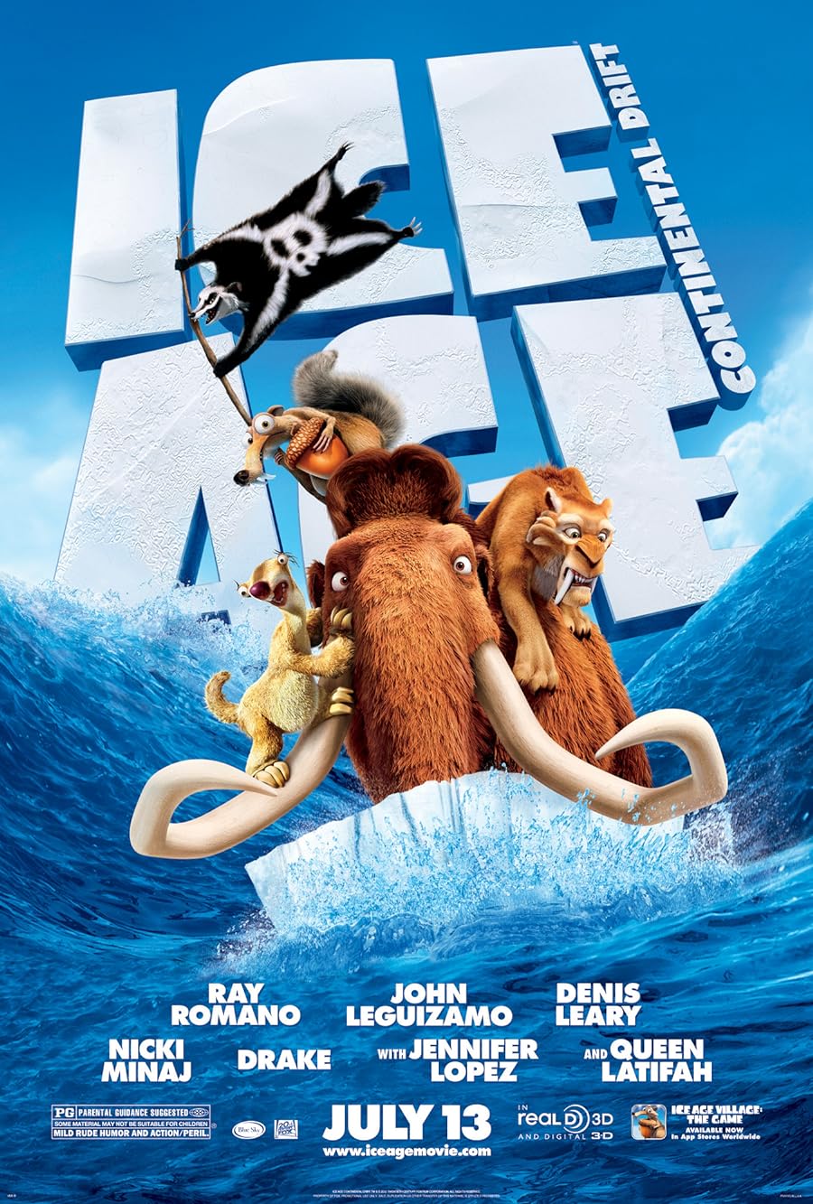 دانلود دوبله فارسی فیلم Ice Age Continental Drift 2012