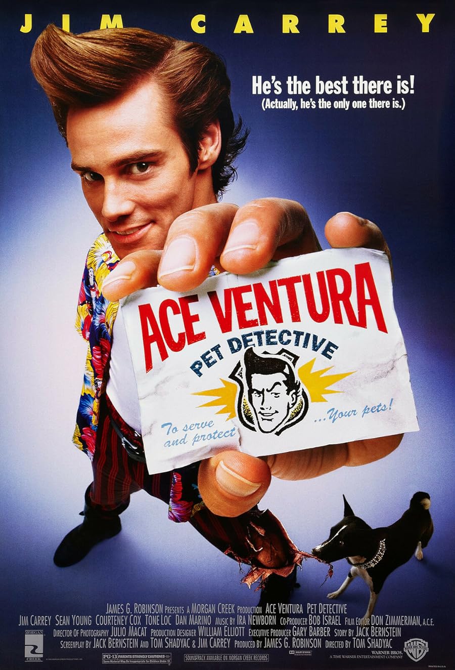 دانلود دوبله فارسی فیلم Ace Ventura: Pet Detective 1994
