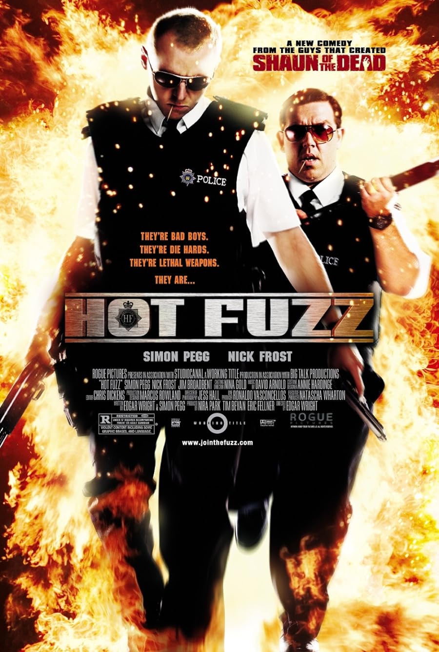 دانلود دوبله فارسی فیلم Hot Fuzz 2007 دانلود دوبله فارسی فیلم Hot Fuzz 2007