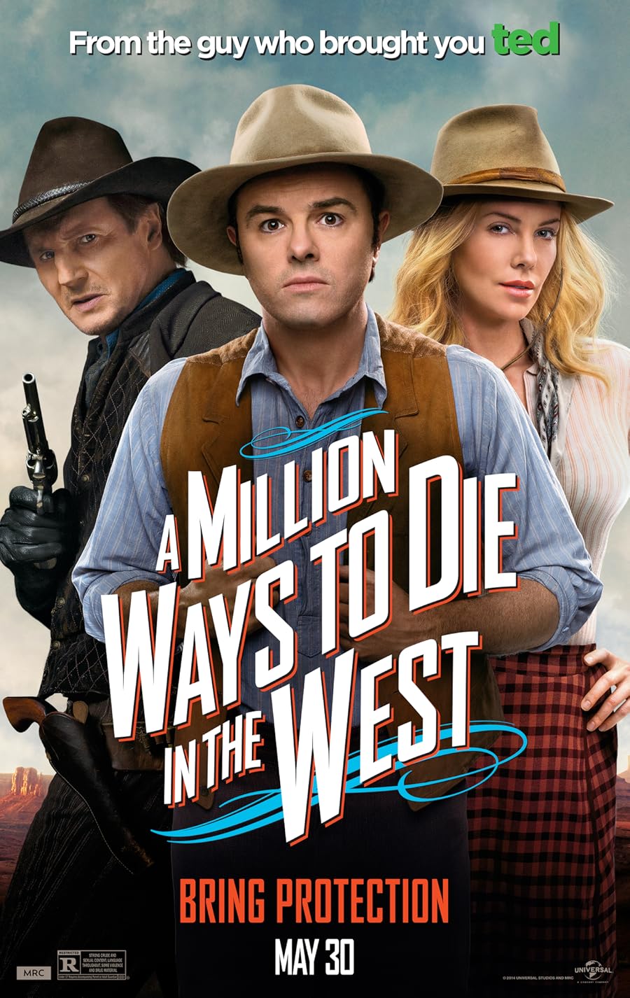 دانلود فیلم A Million Ways to Die in the West 2014 با زیرنویس چسبیده