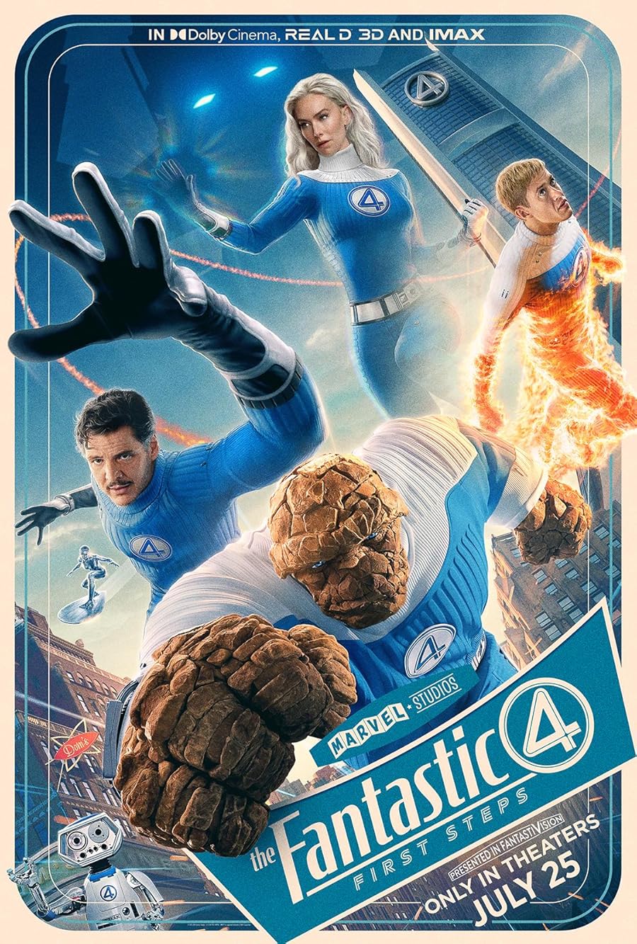 دانلود فیلم The Fantastic Four: First Steps 2025 با زیرنویس فارسی چسبیده