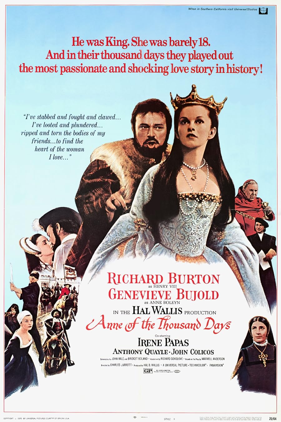 دانلود فیلم Anne of the Thousand Days 1969 با زیرنویس چسبیده